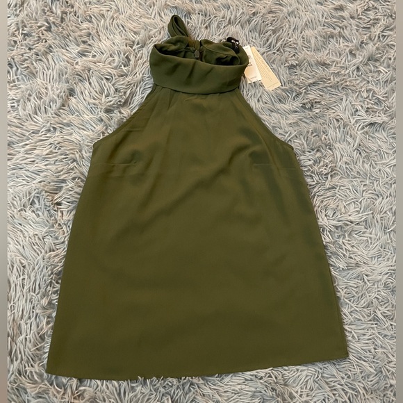 Banana Republic Tops - NWT Banana Republic Womens High-Neck Sleeveless Top in dark olive color